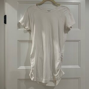 Athleta Cream Short Sleeve Women's Tee